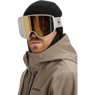 QUIKSILVER Storm-MG-Herren-Skibrille, Weiß, Einheitsgröße