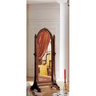 xxl Spiegel Holzrahmen Großer Wandspiegel Standspiegel Bodenspiegel - Braun