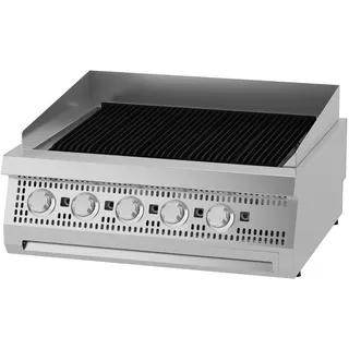 Maxima Gastro Premium Holzkohlengrill - 5 Zonen - Doppeleinheit - 90 cm Tief - Gas