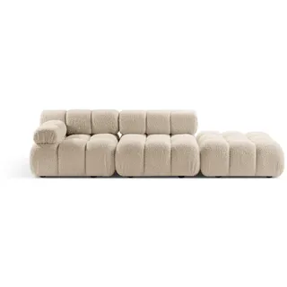 micadoni Sofa Creme, Textil, 4-Sitzer, 282x70x94 cm, Hergestellt in Europa, Wohnzimmer, Sofas , Couches, Sofas