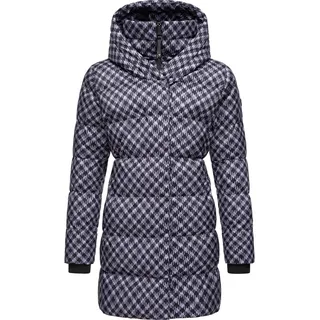 Steppmantel RAGWEAR "Steppmantel Niara Print", Damen, Gr. XS, lila (lavender), Obermaterial: 100% Polyester PES.  Obermaterial: Futter: 100% Polyester PES. 100% Polyester PES., Mäntel Steppmantel