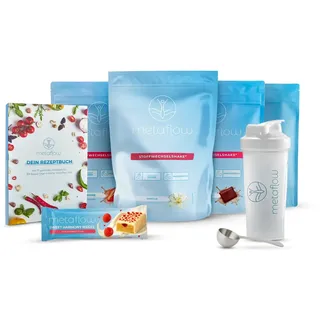 MetaFlow – Stoffwechsel-Shake Starter-Set + Gratis Shaker Pulver 1 kg