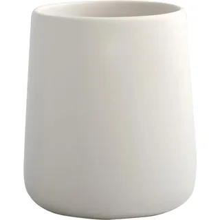 MSV Zahnputzbecher Maonie Keramik Ø 8,5 cm x 10 cm Weiß