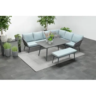 Garden Impressions Davis L/D Set 6-tlg. carbon black/rope grau/mintgrau rechts