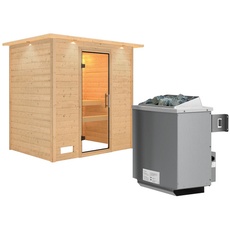 Bild Sauna Sonja Fronteinstieg, Ofen 9 kW integr. Strg«, beige