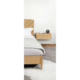 WoodMan Nachttisch Farsta 40 x 30 x 12 cm Braun