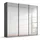 Schwebetürenschrank OTELI 203 x 210 x 62 cm Grau