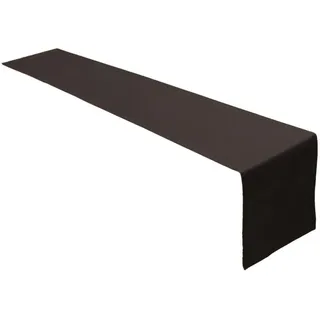 Lemos Home Hochwertiger Tischläufer Tischwäsche aus 100% Baumwolle Kollektion Konzept, Farbe & Größe wählbar (Tischläufer - 40x180cm, Chocolate)