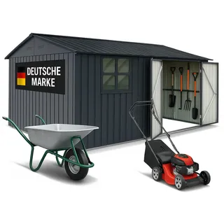 Albatros Gerätehaus 3,92 x 2,01 m Grau