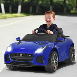 Costway Jaguar Elektro Kinderauto schwarz (Marine)