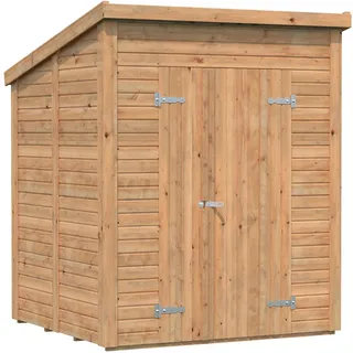 Leif Gerätehaus 183 x 170 cm Hellbraun Tauchgrundiert
