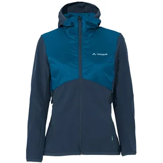 Vaude Women's Brenva Jacket, leichte Damen Hybrid-Isolationsjacke für den Bergsport, Passform: Slim fit, shore blue, 38