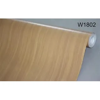 BUVU Klebefolie Möbel Hellbraun Holzoptik Möbelfolie Selbstklebende Folie Holz Tapete 45cm X 300cm Hellbraun Vintage Streifen Folie Wasserdicht Wandtapete für Möbel Wände Schränke Küche Tische