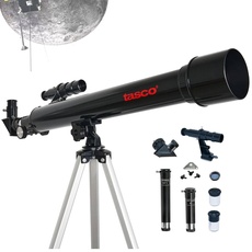 Tasco - 600x50 Space Station Schwarz/Rot Teleskop - Astronomieteleskop für Erwachsene und Einsteiger - T60050W
