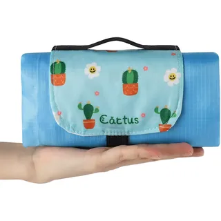 Lvjkes Picknickdecke wasserdicht, 150 x 200 cm Mini picknickdecke, Wasserdicht und schmutzabweisend, Ultraleicht Leicht zu reinigen, Für Camping, Reisen, Picknicks und Strandausflüge (Kaktus)