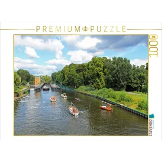 Calvendo Puzzle Sommer an der Havel-Schleuse in Berlin 1000 Teile Lege-Größe 64x48cm Foto-Puzzle für glückliche Stunden