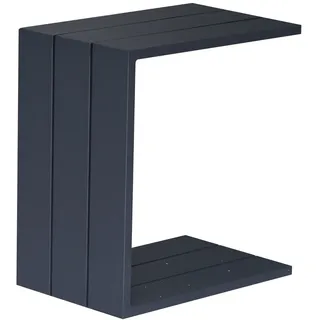 CLEMENTO Dallas Beistelltisch Aluminium Wetterfest Anthrazit