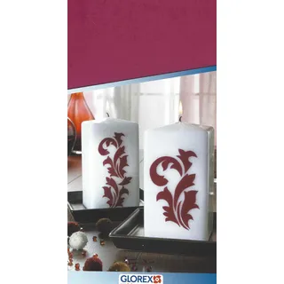 GLOREX Verzierwachs, Violett, 20 x 11.6 x 0.1 cm