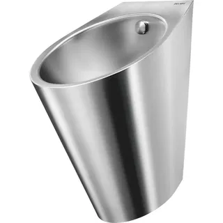 Delabie Urinal FINO wandh. Anschl. von hinten Edst. 1.4301 sat