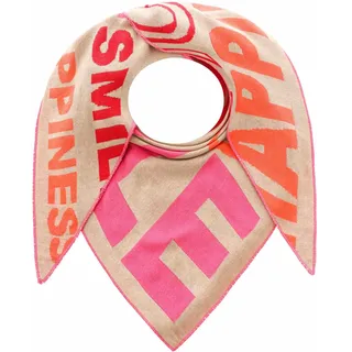 Zwillingsherz Dreieckstuch »"Große Freunde"« mit Schrift, beige