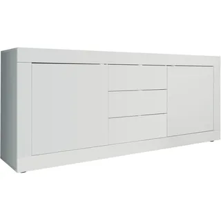 Home Affaire Sideboard Basic 210 x 86 x 43 cm Weiß