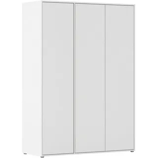 Rauch Drehtürenschrank »Kleiderschrank Schrank Garderobe Wäscheschrank NABILA viel Stauraum« in 3 verschiedenen Ausstattungen BASIC/CLASSIC/PREMIUM, in 2 Breiten mit Push-to-Open Funktion TOPSELLER MADE IN GERMANY, weiß