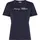 Damen Kurzarm Script Regular Rundhalsausschnitt Blau Nos Desert Sky S