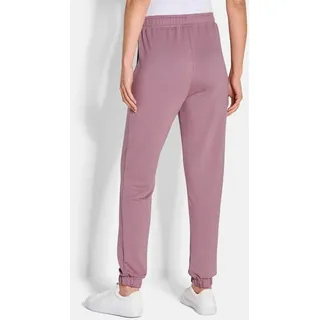 2-in-1-Hose GOLDNER "Bequeme Viskose-Schlupfhose, Doppelpack", Damen, Gr. 42, N-Gr, rosa (altrosé, grau), Obermaterial: 64% Viskose CV. 30% Polyester PES. 6% Elasthan EL., normal, Hosen 2-in-1-Hose, Elastischer Bund