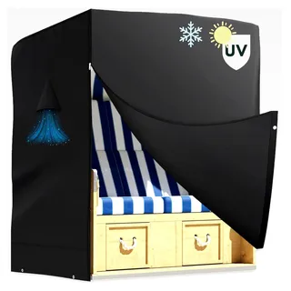 Winterfeste Schutzhülle für Strandkörbe aus 600D Oxford-Gewebe, wasserdicht und UV-beständig, 135 cm breit