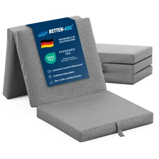 Sun Garden Samba – Faltmatratze/Klappmatratze oder Gästematratze in verschiedenen Farben - Grau