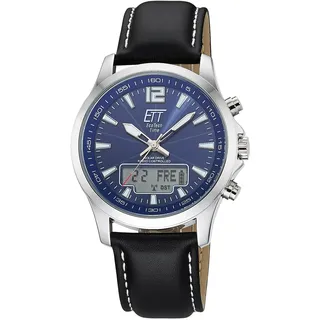 ETT Eco Tech Time Professional World Timer Leder 45 mm EGA-11714-31L