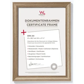 walther design Walther JA130D Bilderrahmen Lounge Rahmen, 21 x 30 cm, Stahl