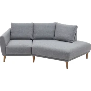 Atlantic Home Collection 2,5-Sitzer "Elvis", Polsterecke mit offenem Ende im skandinavischen Stil, Massivholzfüße,