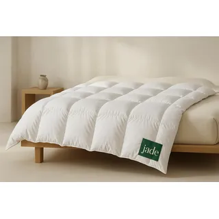 HANSKRUCHEN® | 925.50.372 | JADE | Daunendecke - 155 x 200 cm - Medium -90% Daunen - 10% Federchen 820 gr. - Weiß