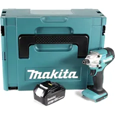 Makita, Bohrmaschine + Akkuschrauber, DTD 156 F1J Akku Schlagschrauber 18V 155Nm + 1x Akku 3,0Ah + Makpac - ohne Ladegerät (Akkubetrieb)