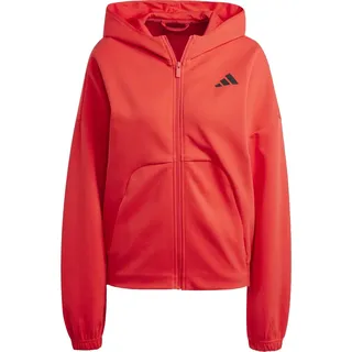 adidas Future Icons Small Logo Reißverschlusspullover Pure Ruby S