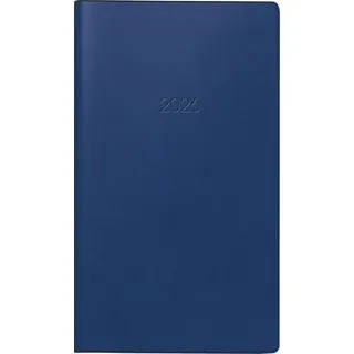Brunnen Taschenkalender Mod. 758 '26 | A6, Kunststoff, dunkelblau