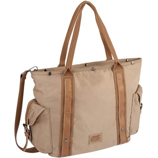 camel active, Aruba, Damen, Shopper, M, Beige, 38x12x28 cm