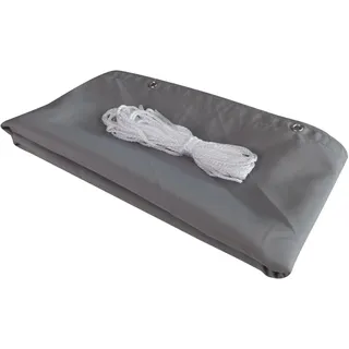 WINDHAGER Balkonverkleidung 500 x 90 cm grau Polyester