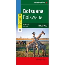 Botsuana, Straßenkarte 1:1.100.000, freytag & berndt
