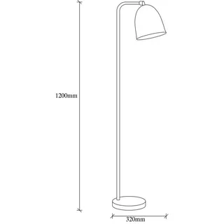 Opviq Bogenlampe Tattoo 4091 Opviq, bronze / altmessing, für Wohn- / Esszimmer, Metall, Stehlampe - 32 cm - 16 cm - 120 cm