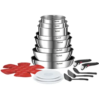 Tefal Ingenio Emotion Topf-Set 20-tlg. 4 x Topf + 4 x Pfanne + 2 x Deckel
