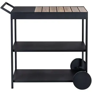 Wenko Servierwagen Miro« Black Outdoor Kitchen - schwarz