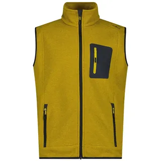 CMP MAN Fleece Vest gold green-antracite (02RU) 54