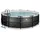 Black Leather Pools 450 x 122 cm inkl. Sandfilteranlage, Poolleiter, Reparaturset