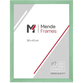 MendeFrames Holzrahmen H300 hellgrün 50x70 cm Klarglas