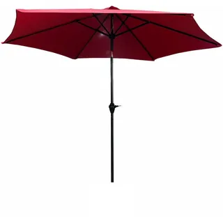 raumhirsch furniture Gartenschirm 270 x 270 cm Rot