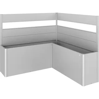 Biohort Belvedere L-Form 201 x 91 x 201 cm Silber