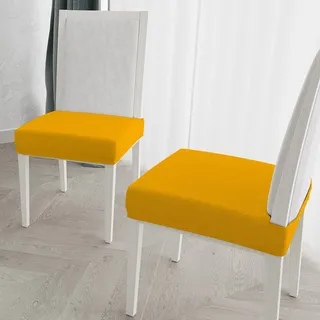 Italian Bed Linen MB Home Basic Stuhlhusse, Gelb