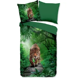 Duvet cover Pure 135x200 + 1* 80x80 cm - leopard - Bunt